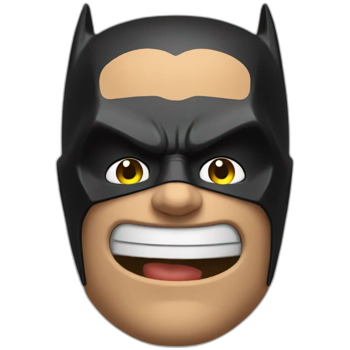 Batman comendo milho emoji