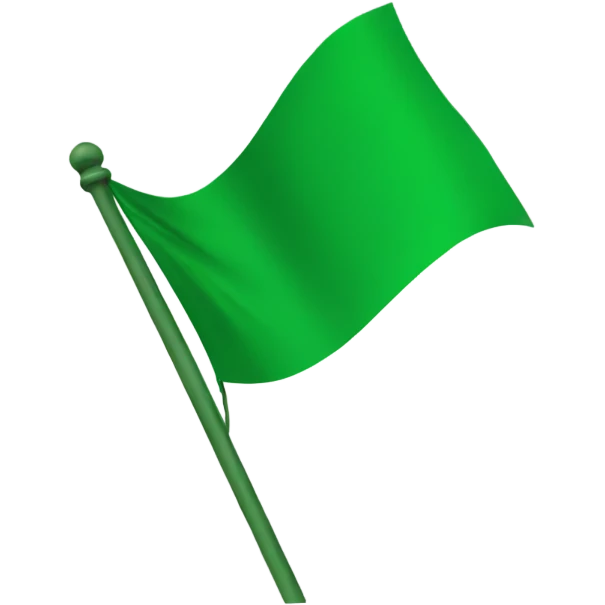 green flag emoji
