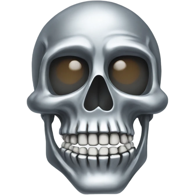 Chrome skeleton emoji
