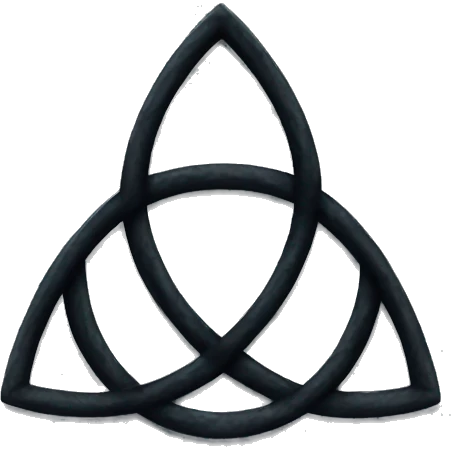Dark series triquetra  emoji