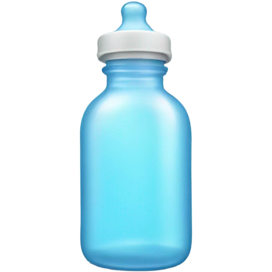 Empty baby bottle emoji