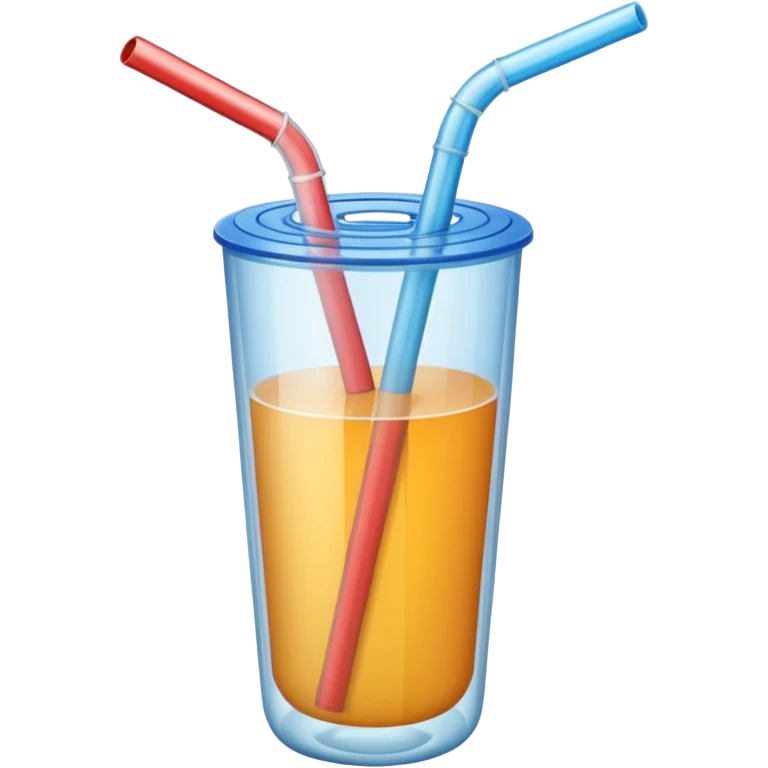 plastic straw emoji