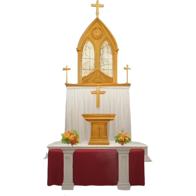 Church altar emoji