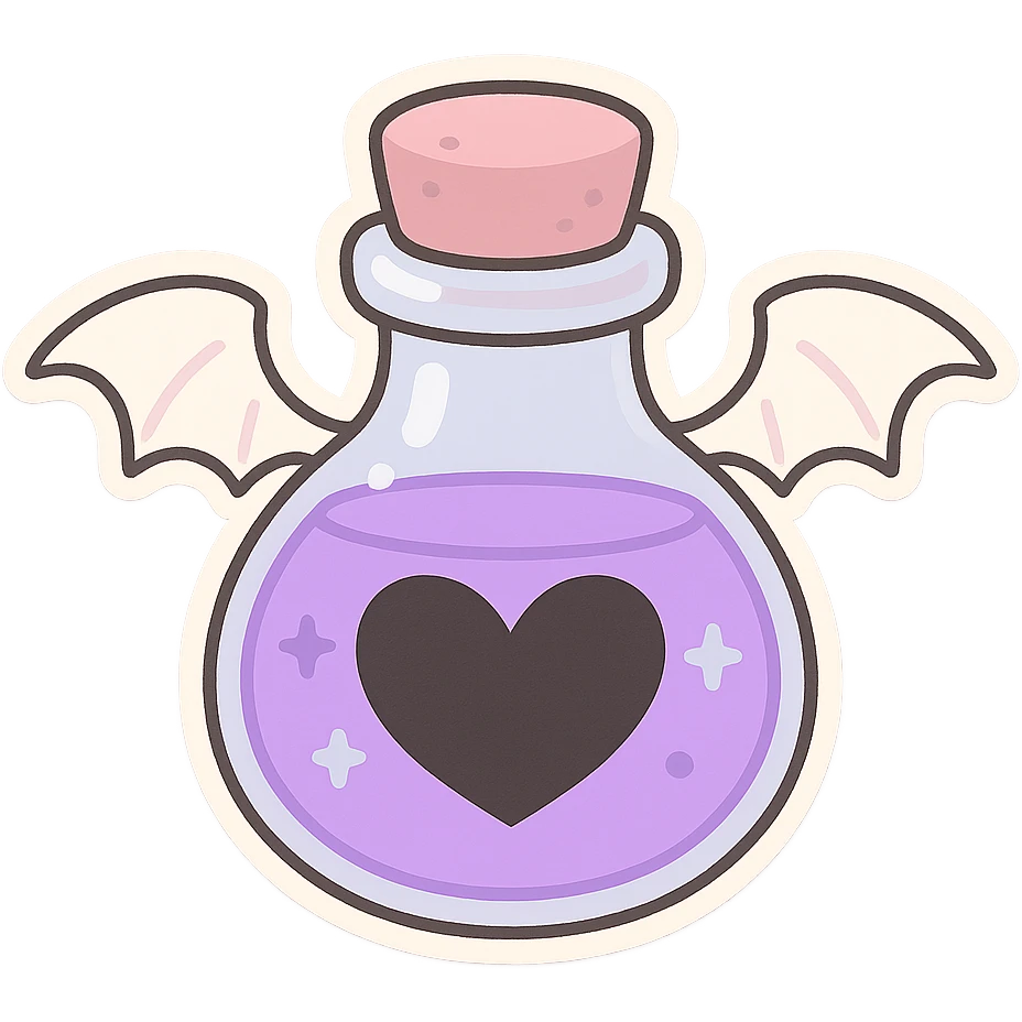 pastel goth objects, show one emoji
