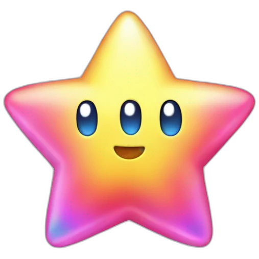 prismatic star kirby emoji