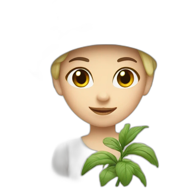 Fleure blanche emoji