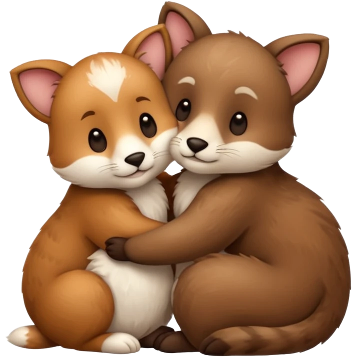 2 animaux amoureux emoji