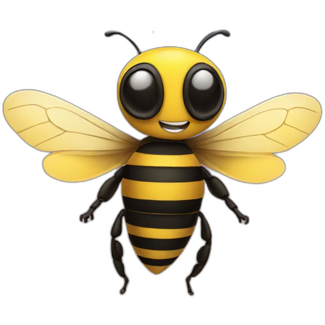Bumblebee with the ark say hi emoji