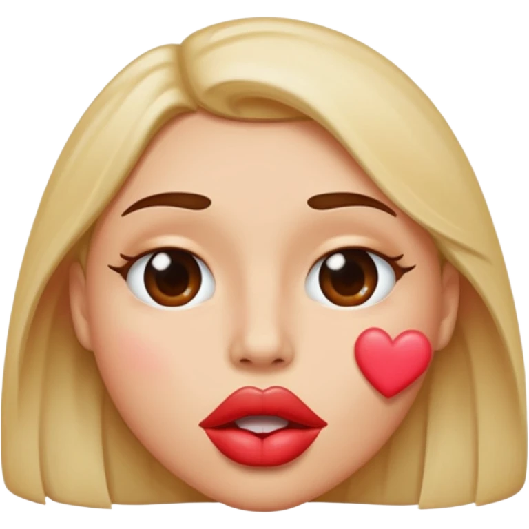 Kissy face emoji