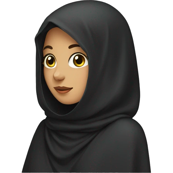 A girl wearing burka emoji
