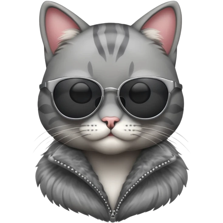 Cat wearing sunglasses emoji