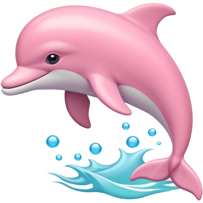 Pastel-pink-colors-dolphin emoji