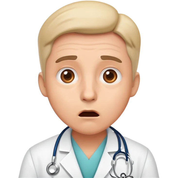 Shocking doctor emoji