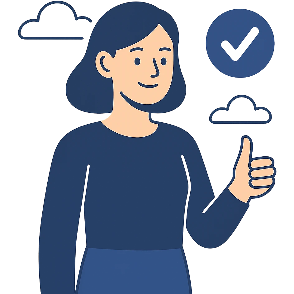 facebook verified badge, blue checkmark in a circle, flat modern style emoji