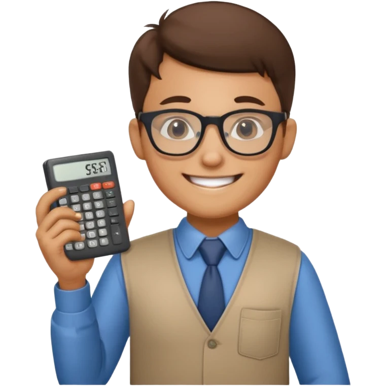 imagenes de una contador en caricatura y que mencione conta 365 emoji