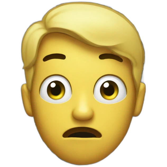 surprised dolar face emoji