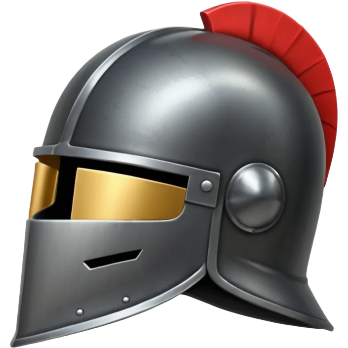 knight helmet black emoji