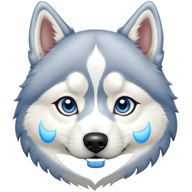 Siberian husky emoji