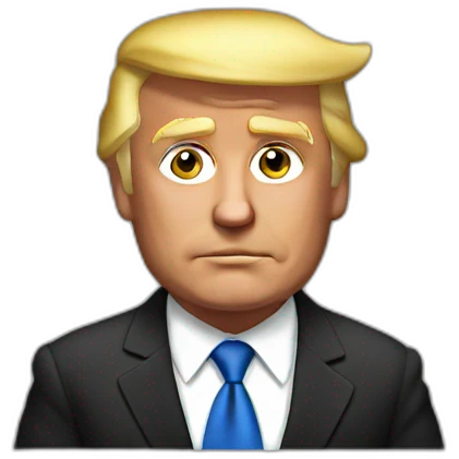 Trump is flying to prison emoji