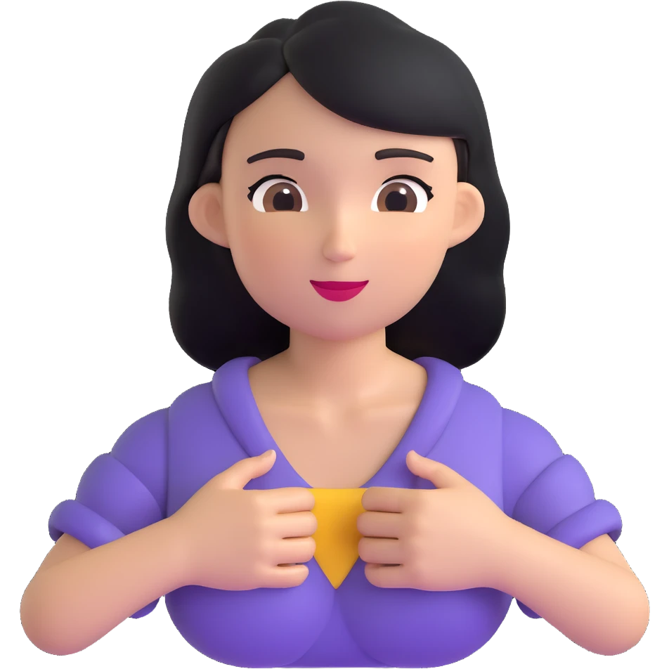 woman upper body emoji
