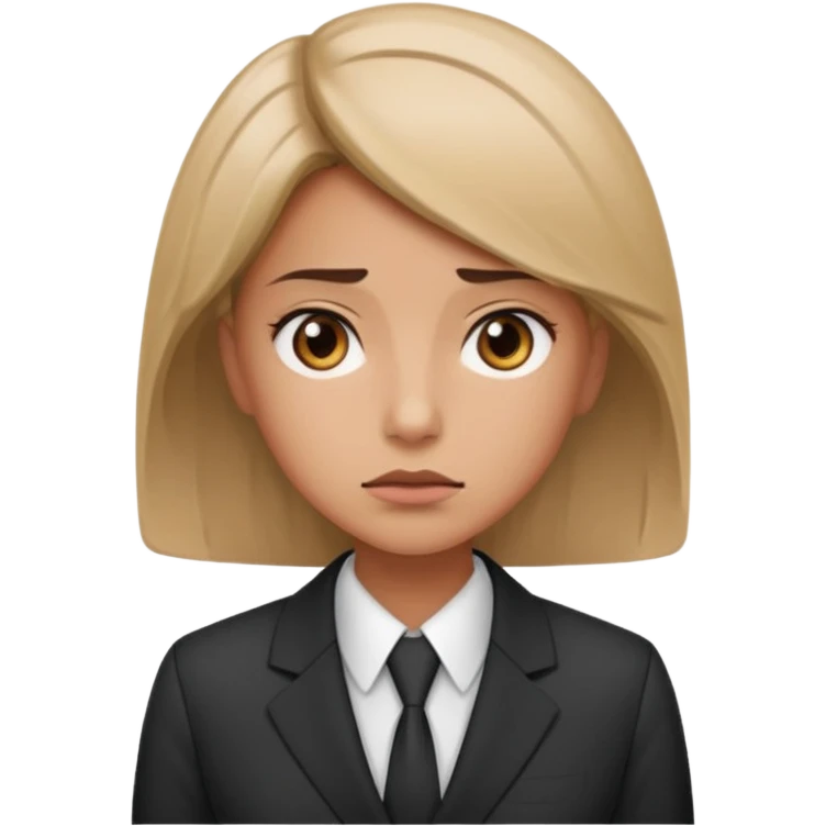 A female employee who has a minor injury that needs to report it. emoji