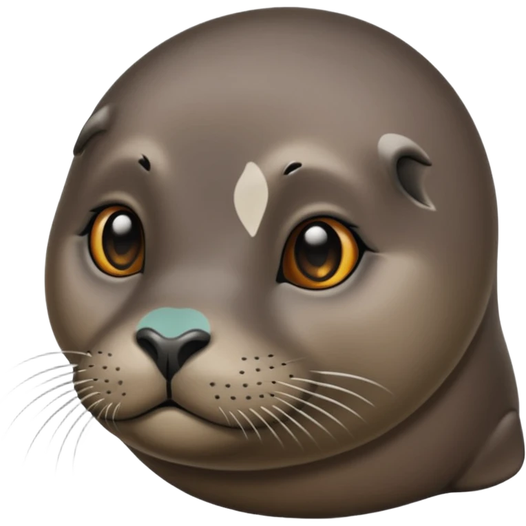 Female seal in love emoji