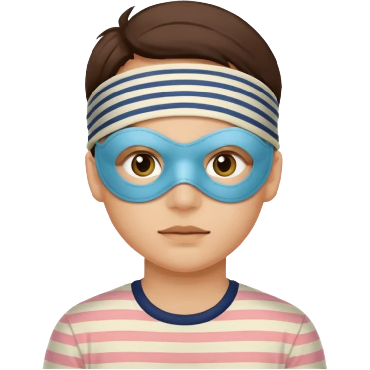 A theif robber emoji,Stripped shirt.eye mask. emoji