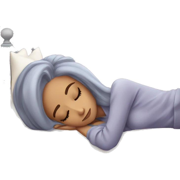 Ariana Grande sleeping emoji