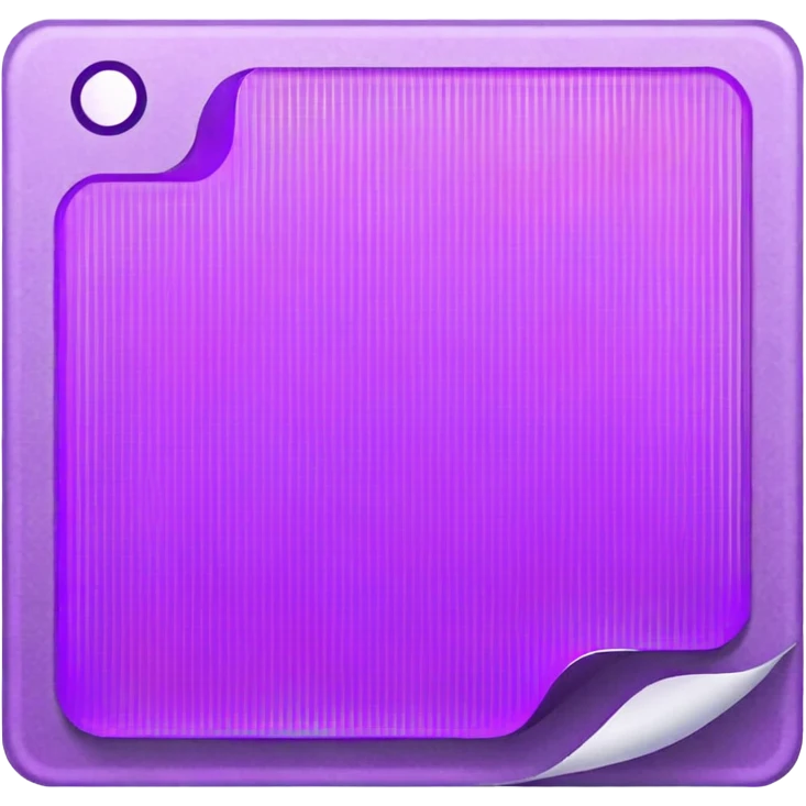 Glitter Purple and Cian spreadsheet paper emoji