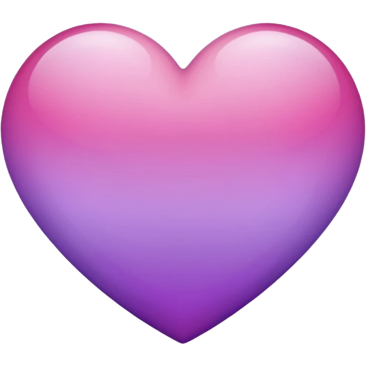 Pink and purple ombré heart emoji