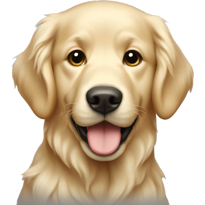 Golden Retriever cream emoji