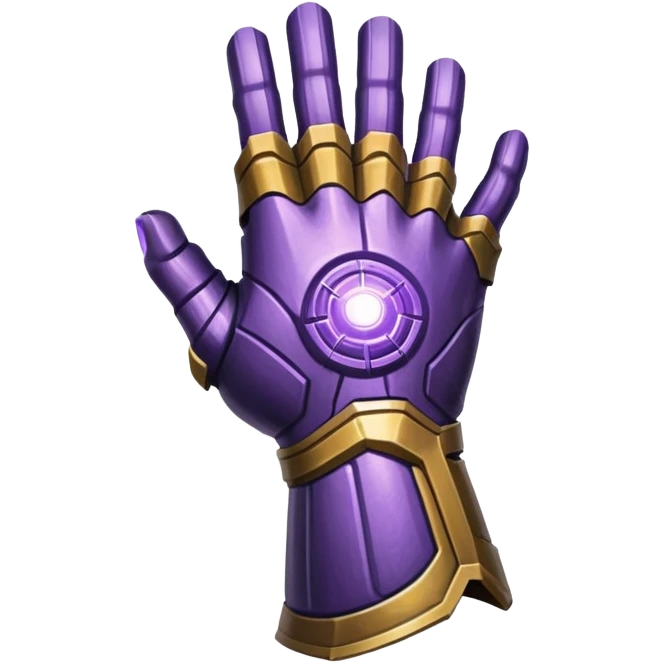 Thanos hand emoji