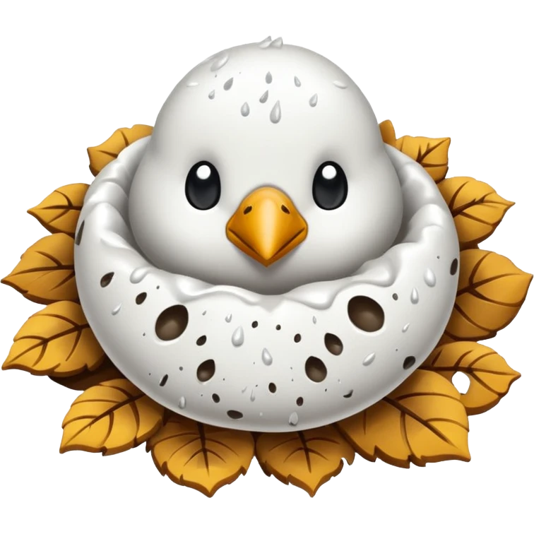 bird droppings
 emoji