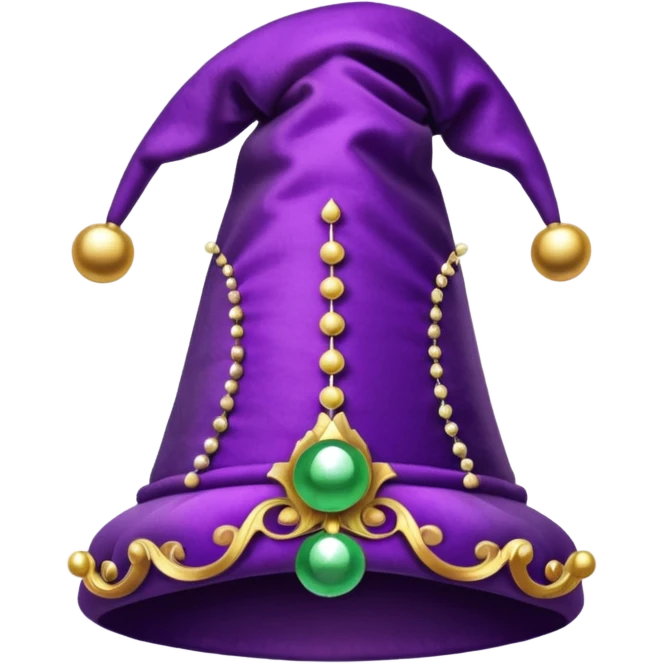 purple jester hat emoji