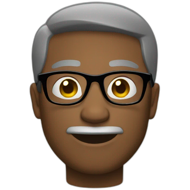 man with specs emoji