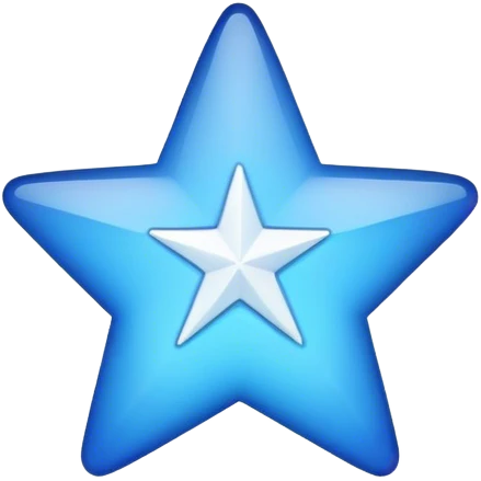 Blue star emoji