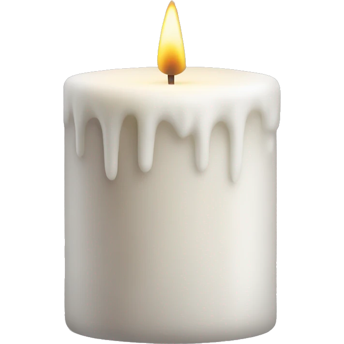 White candle  emoji