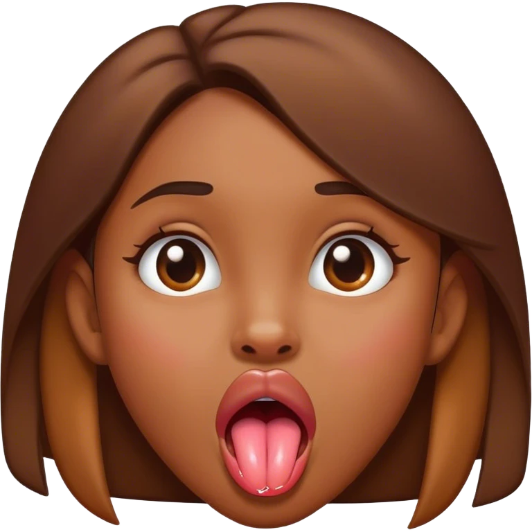 Girl sticking out tongue emoji