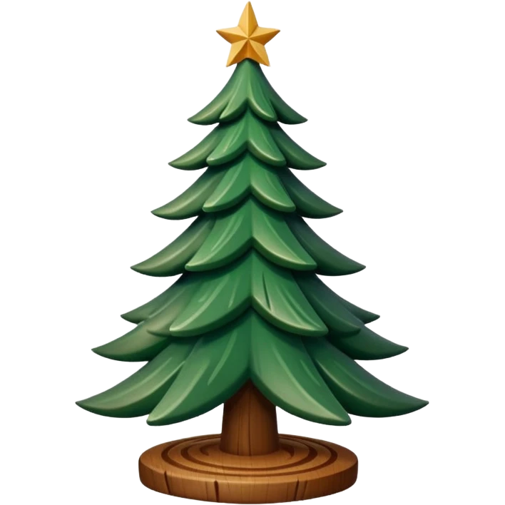 chrismas wood car emoji