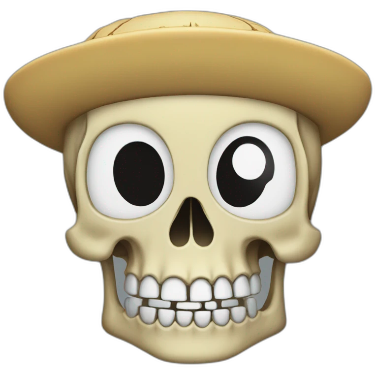 Luffy’s skull emoji
