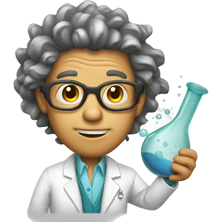 crazy scientist emoji