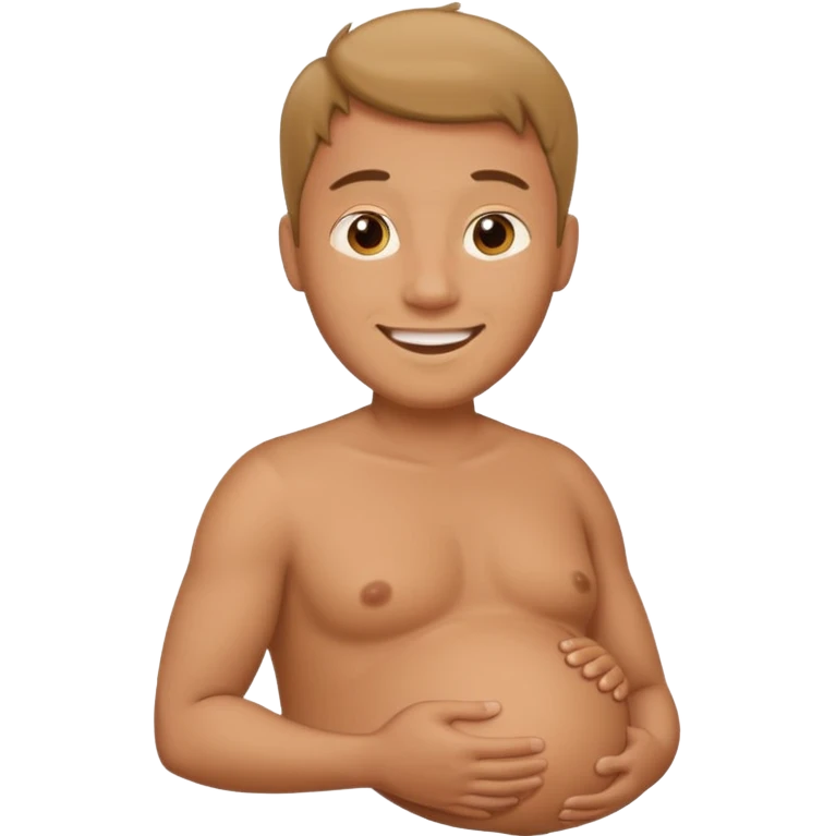 male pregnant emoji