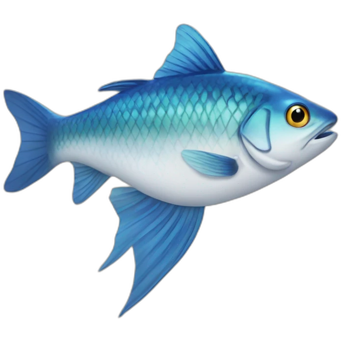 Chat sur le dos d'un poisson emoji