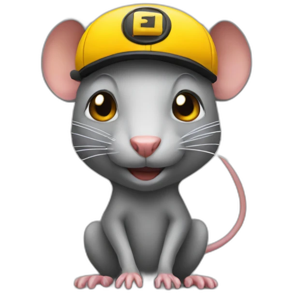 Rat taxi emoji