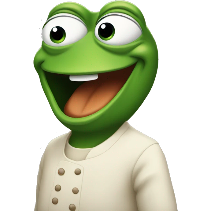Pepe excited emoji