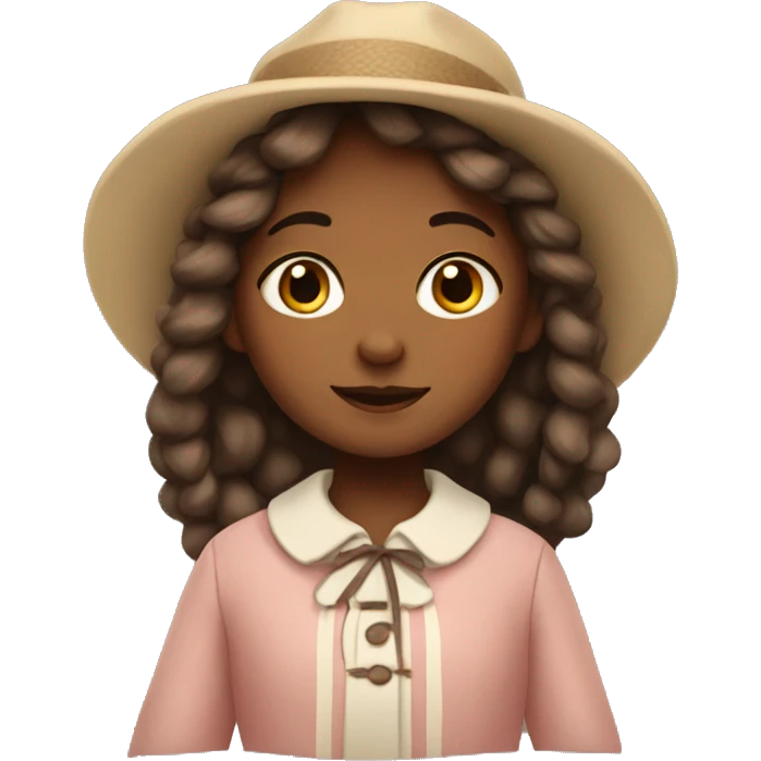 Cottagecore girl emoji