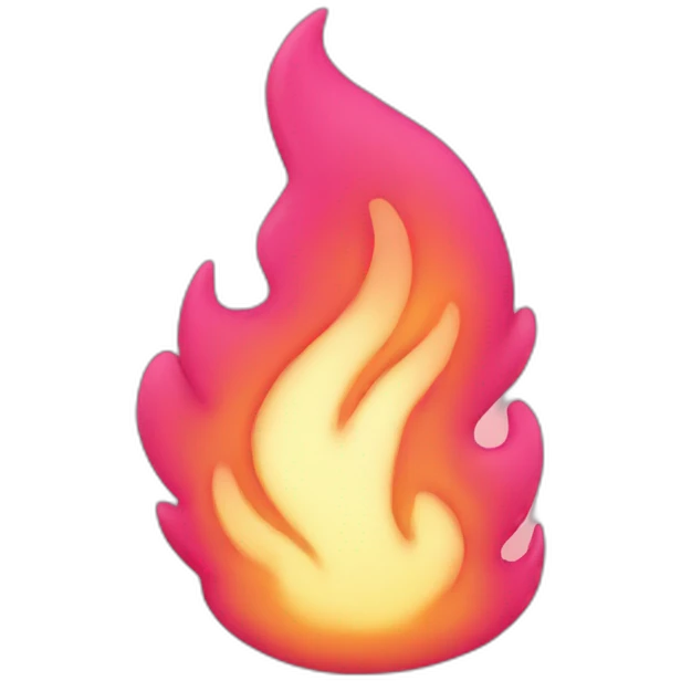 pink fire emoji