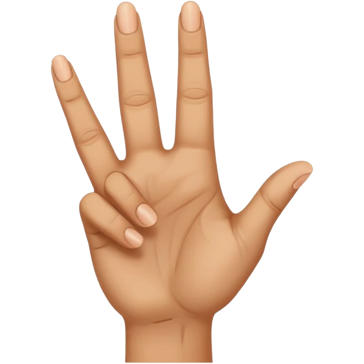 three-finger salute emoji