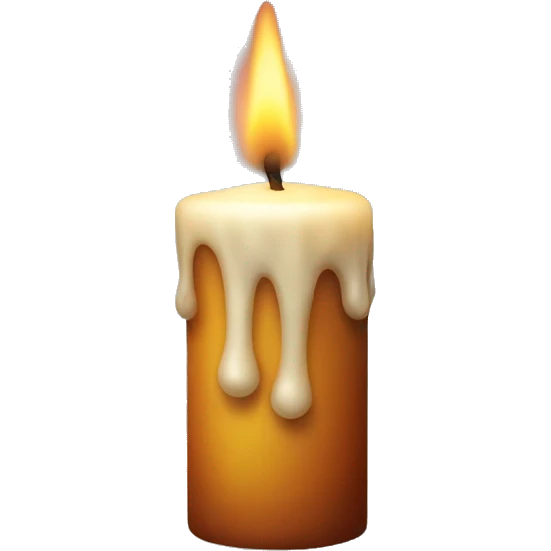 Candle burning  emoji