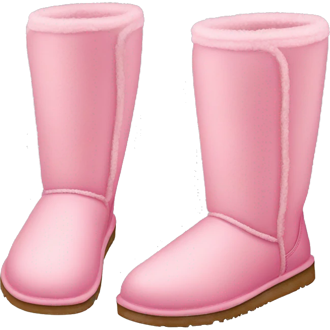 Ugg pink boots emoji